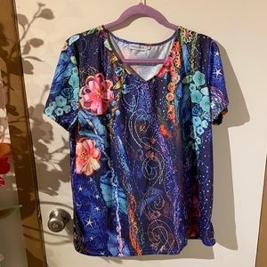 MISSLOOK floral top